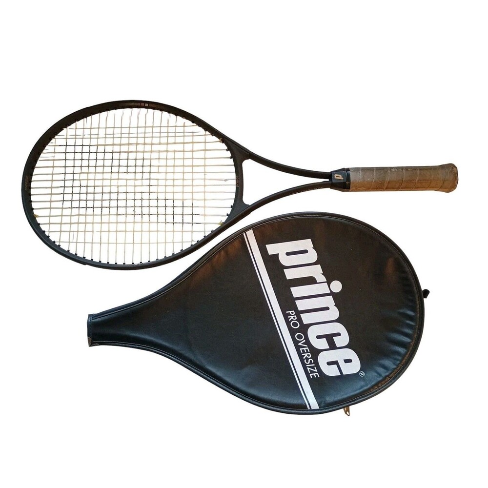 Prince Tennis Racquet  Pro Oversize No 5 4 5/8 Technigrip w/Case
